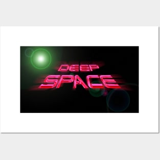 Deep Space - Red Posters and Art